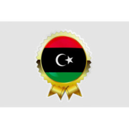 Libya Flag Style 11 Sticker - DecalsHouse