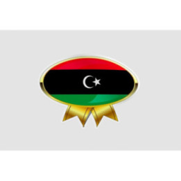 Libya Flag Style 12 Sticker - DecalsHouse