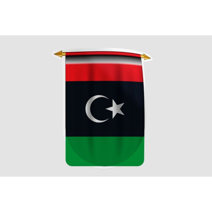 Libya Flag Style 23 Sticker - DecalsHouse