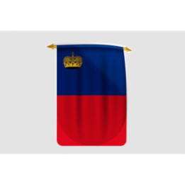 Liechtenstein Flag Style 6 Sticker - DecalsHouse