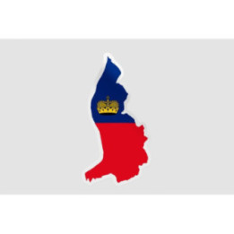 Liechtenstein Map Sticker - DecalsHouse