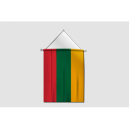 Lithuania Flag Style 10 Sticker - DecalsHouse