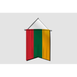 Lithuania Flag Style 11 Sticker - DecalsHouse