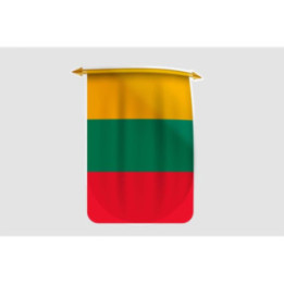 Lithuania Flag Style 18 Sticker - DecalsHouse