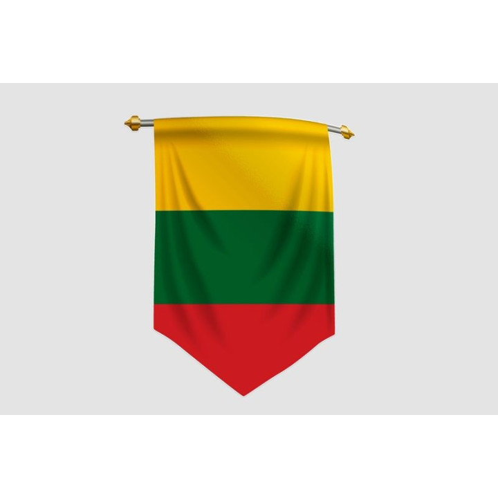 Lithuania Flag Style 26 Sticker - DecalsHouse