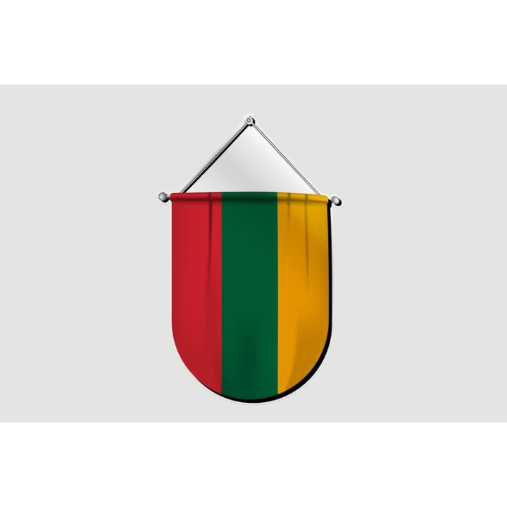 Lithuania Flag Style 8 Sticker - DecalsHouse