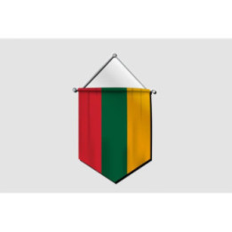 Lithuania Flag Style 9 Sticker - DecalsHouse