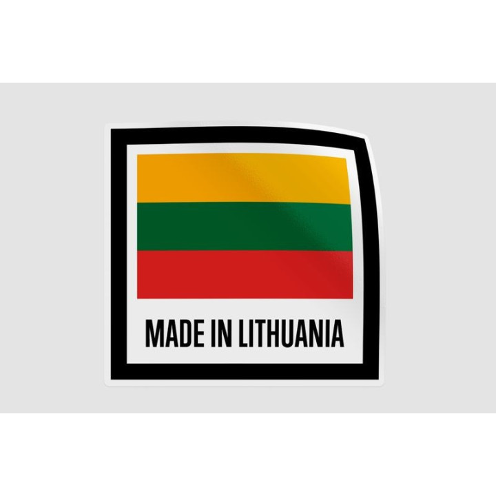 Lithuania Made In Style 2 Sticker - DecalsHouse
