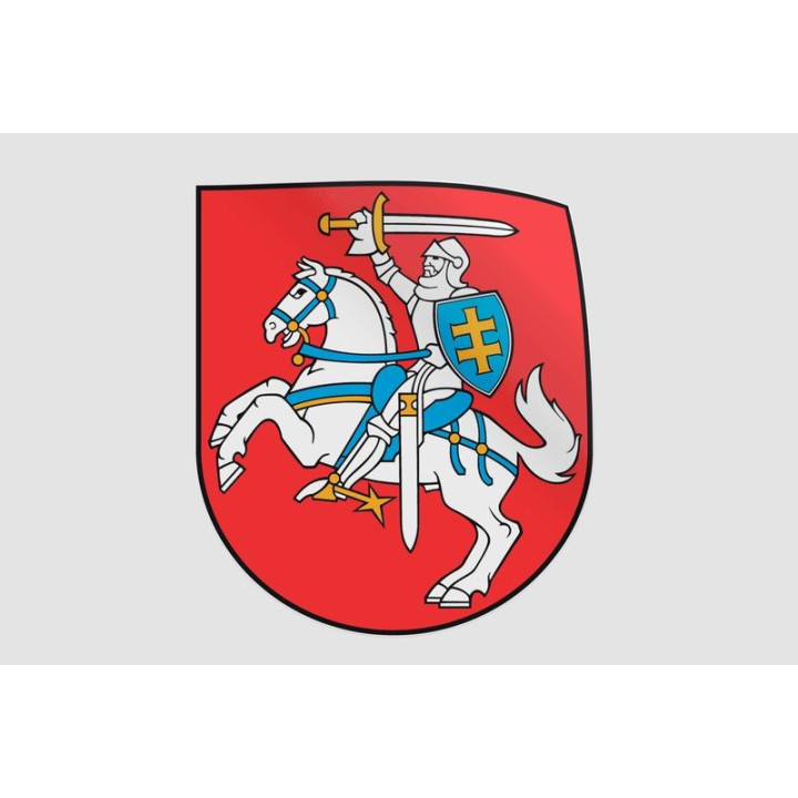 Lithuania National Emblem Sticker - DecalsHouse