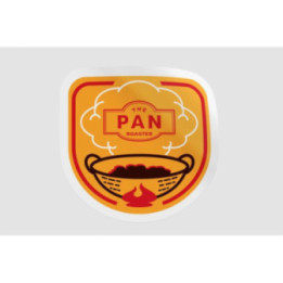 Pan Roaster Coffee Stickers – Badge Decals (2-Pack)