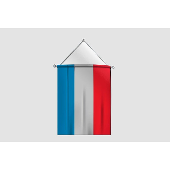 Luxembourg Flag Style 3 Sticker - DecalsHouse