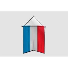 Luxembourg Flag Style 4 Sticker - DecalsHouse