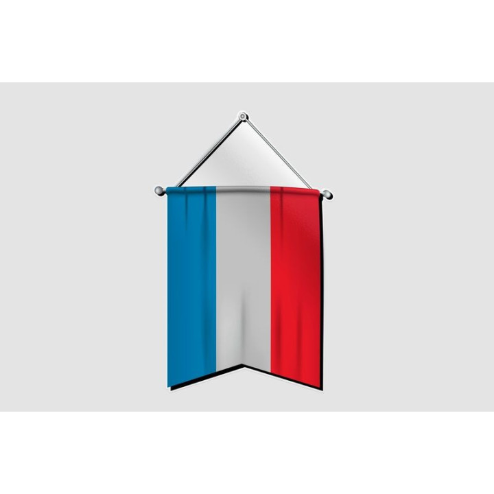 Luxembourg Flag Style 4 Sticker - DecalsHouse