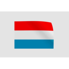 Luxembourg Flag Style 9 Sticker - DecalsHouse