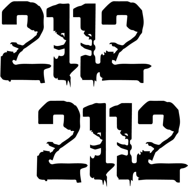Rush 2112 Stickers – Prog Rock Vinyl Decals (2-Pack)