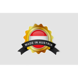 Made In Austria With Emblem Badge Style 2 Sticker - DecalsHouse
