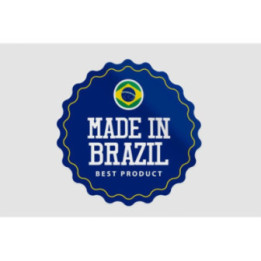 Made In Brazil Label Style 5 Sticker - DecalsHouse