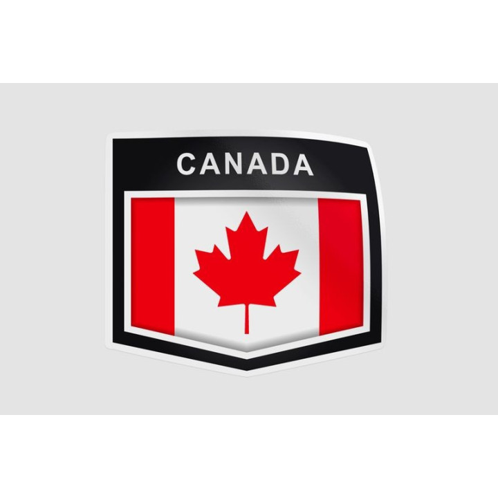 Made In Canada Emblem Badge Label Style 3 Sticker - DecalsHouse