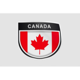 Made In Canada Emblem Badge Label Style 4 Sticker - DecalsHouse