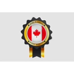 Made In Canada Emblem Badge Label Style 6 Sticker - DecalsHouse