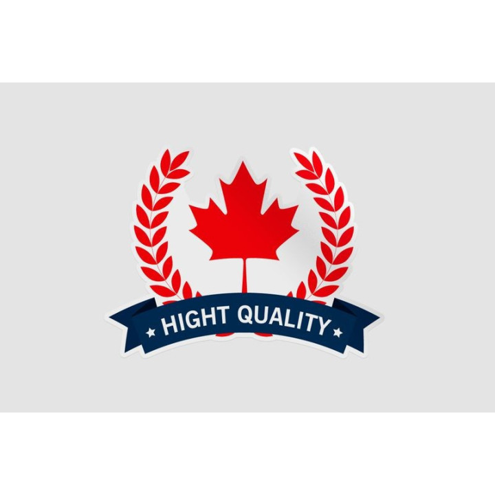 Made In Canada Label Style 14 Sticker - DecalsHouse