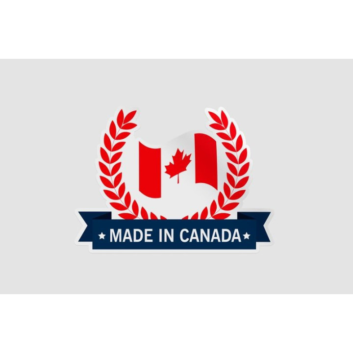 Made In Canada Label Style 15 Sticker - DecalsHouse