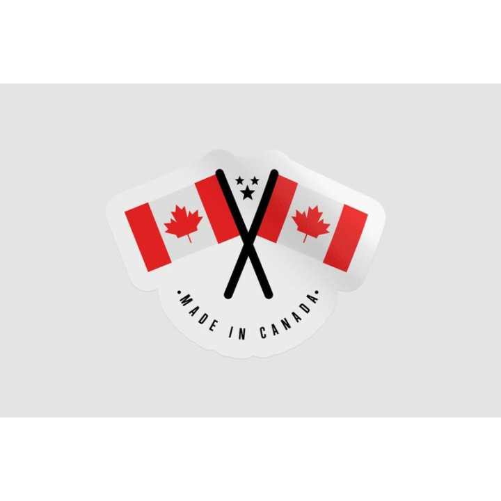 Made In Canada Label Style 6 Sticker - DecalsHouse