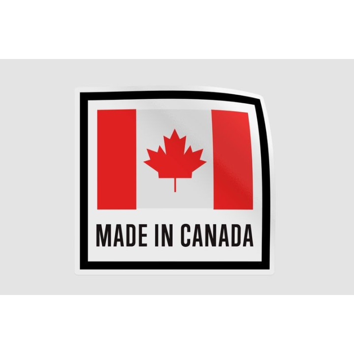 Made In Canada Label Style 8 Sticker - DecalsHouse