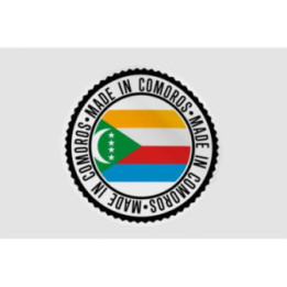 Made In Comoros Style 2 Sticker - DecalsHouse