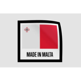Made In Malta Style 2 Sticker - DecalsHouse