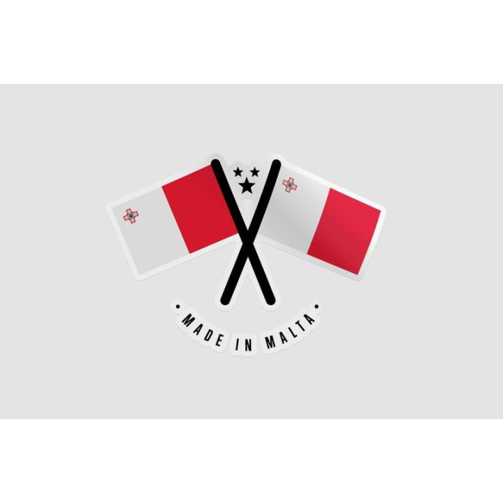 Made In Malta Style 5 Sticker - DecalsHouse