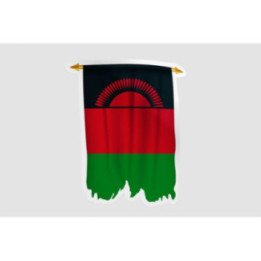 Malawi Flag Style 15 Sticker - DecalsHouse