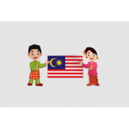 Malaysia Flag Style 29 Sticker - DecalsHouse