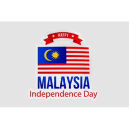 Malaysia Flag Style 8 Sticker - DecalsHouse