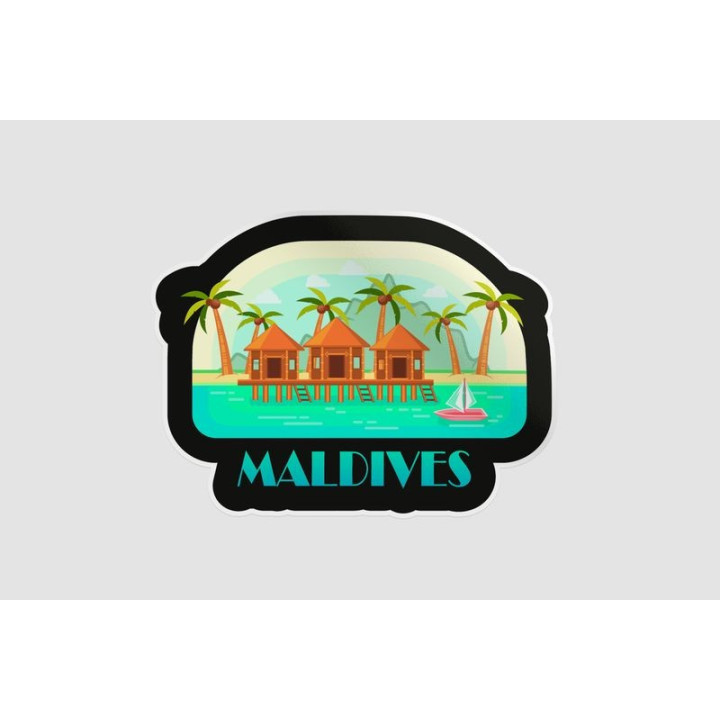 Maldives Sticker - DecalsHouse