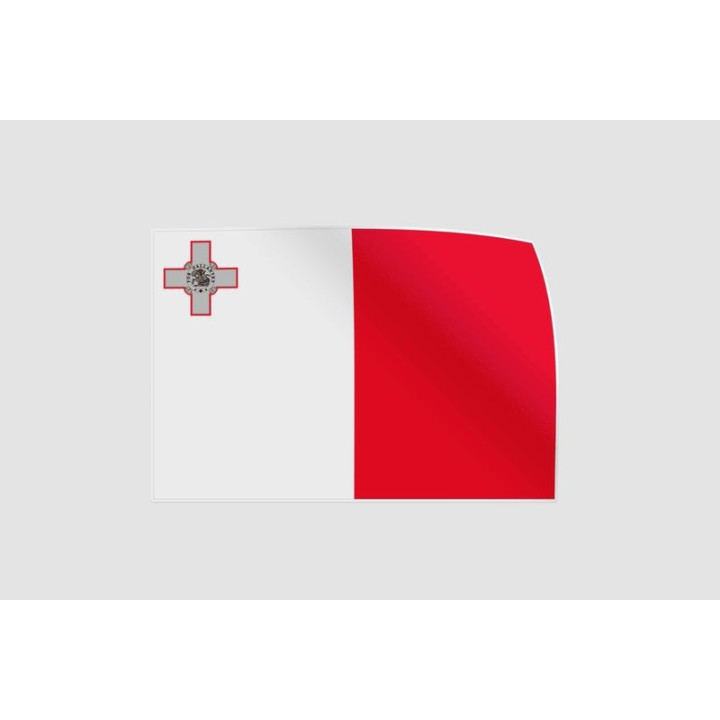 Malta Flag Sticker - DecalsHouse