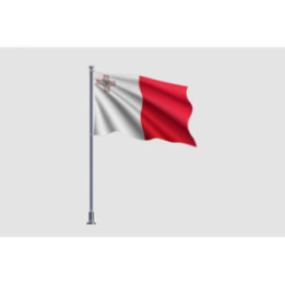 Malta Flag Style 2 Sticker - DecalsHouse