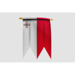Malta Flag Style 3 Sticker - DecalsHouse