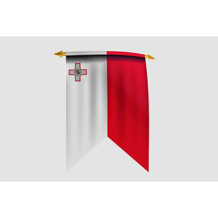 Malta Flag Style 5 Sticker - DecalsHouse
