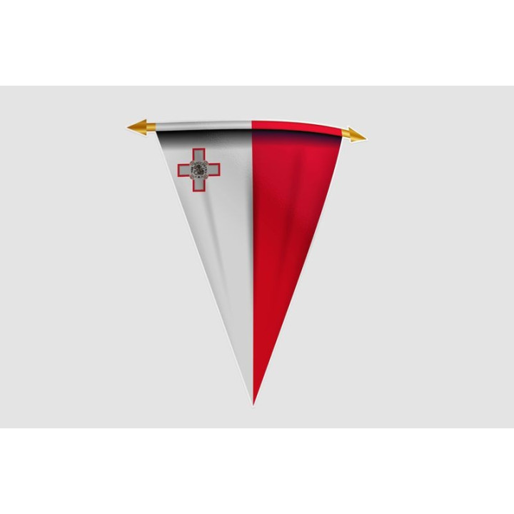 Malta Flag Style 9 Sticker - DecalsHouse