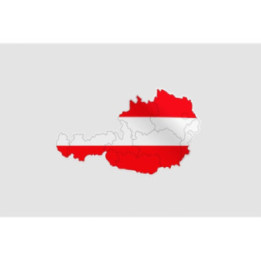 Map Of Austria Sticker - DecalsHouse