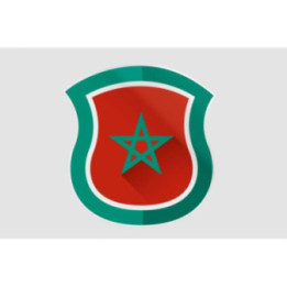 Maroc Flag Style 22 Sticker - DecalsHouse