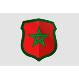 Maroc Flag Style 3 Sticker - DecalsHouse