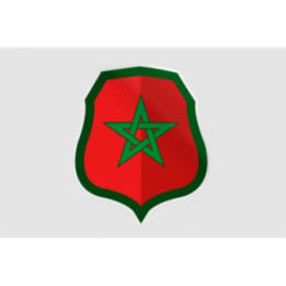 Maroc Flag Style 6 Sticker - DecalsHouse
