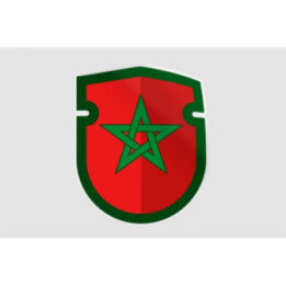 Maroc Flag Style 9 Sticker - DecalsHouse