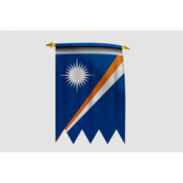 Marshall Islands Flag Style 16 Sticker - DecalsHouse