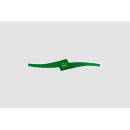 Mauritania Flag Style 2 Sticker - DecalsHouse