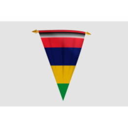 Mauritius Flag Style 8 Sticker - DecalsHouse