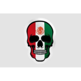 Mexico Flag Skull - DecalsHouse