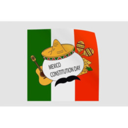 Mexico Flag Style 13 Sticker - DecalsHouse
